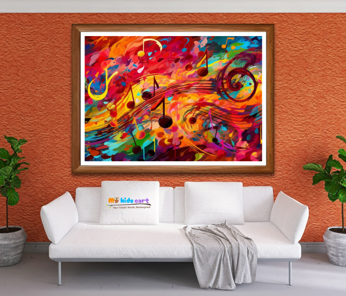 Music Personalised Motivational Wall Art Wooden (Framed)