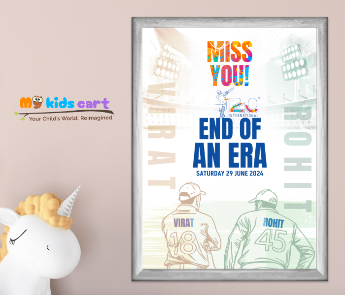 Miss You End of An Era ROKO Personalized Motivational Wall Art White (Framed)