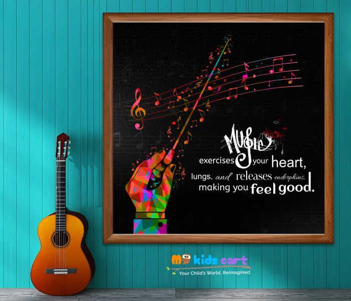 Soundtrack of the Soul Personalised Motivational Quotes Wall Art Wooden (Framed)