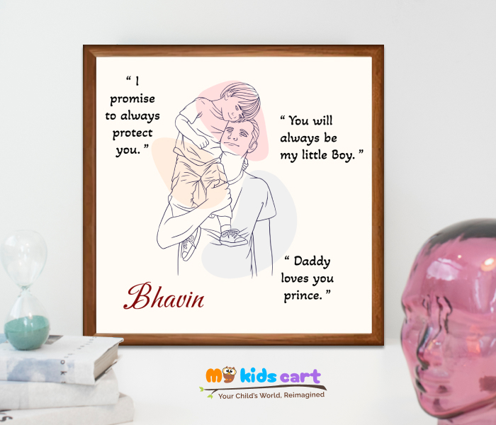 A Promise of Protection Motivational Quote Wall Art Wooden (Framed)