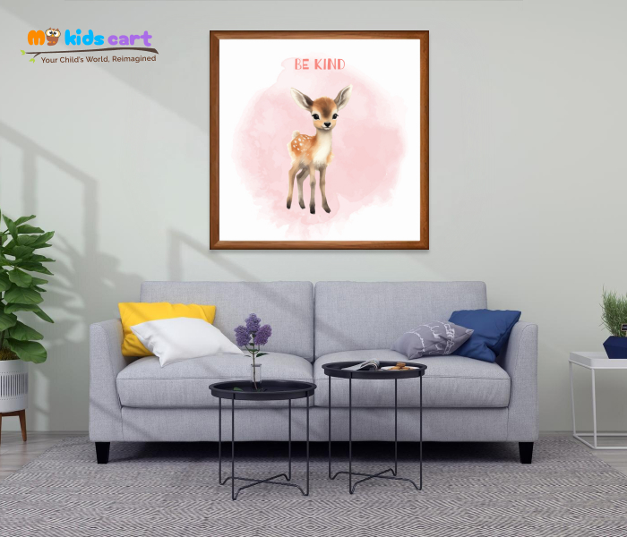 Be the Light, Be Kind Wall Art Wooden (Framed)