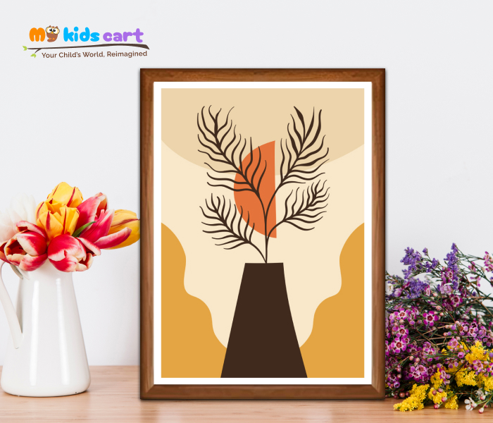 Roots of Life Poster Wall Art Wooden (Framed)